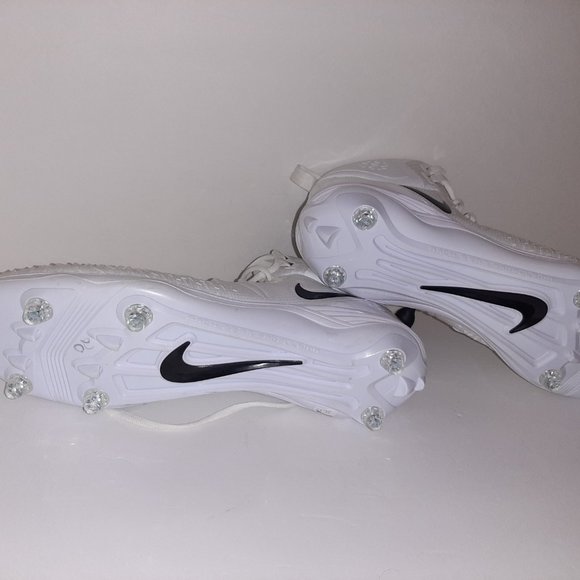 New Nike Force Savage US 18 EU 52.5 Mens Football Cleats Black and White